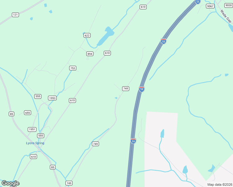 map of restaurants, bars, coffee shops, grocery stores, and more near 931 County Road 749 in Valley Head