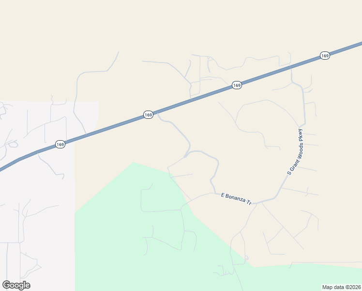 map of restaurants, bars, coffee shops, grocery stores, and more near South Dewey Overlook Way in Yavapai County