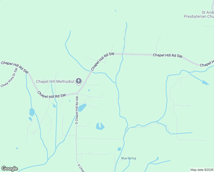 map of restaurants, bars, coffee shops, grocery stores, and more near 2637 Chapel Hill Road Southwest in Decatur