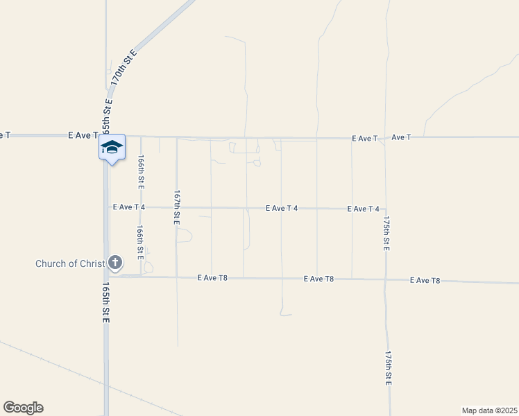 map of restaurants, bars, coffee shops, grocery stores, and more near East Avenue T 4 in Palmdale