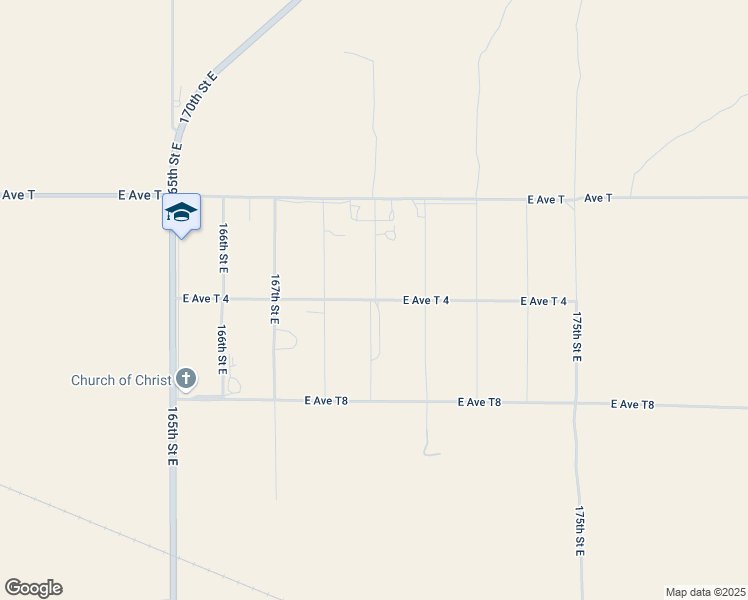 map of restaurants, bars, coffee shops, grocery stores, and more near East Avenue T 4 in Los Angeles County