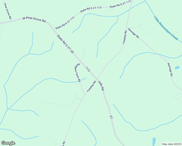 map of restaurants, bars, coffee shops, grocery stores, and more near 708 Jolly Road in Townville
