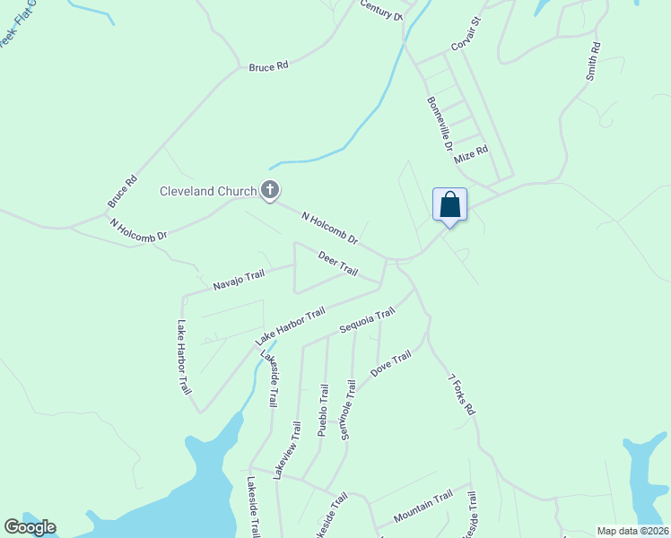 map of restaurants, bars, coffee shops, grocery stores, and more near 129 Deer Trail in Martin