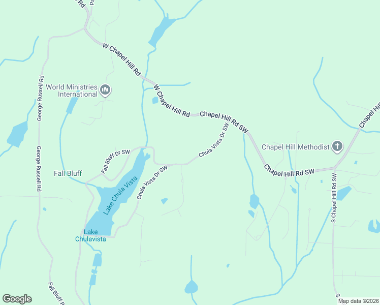 map of restaurants, bars, coffee shops, grocery stores, and more near 3715 Chula Vista Drive Southwest in Decatur