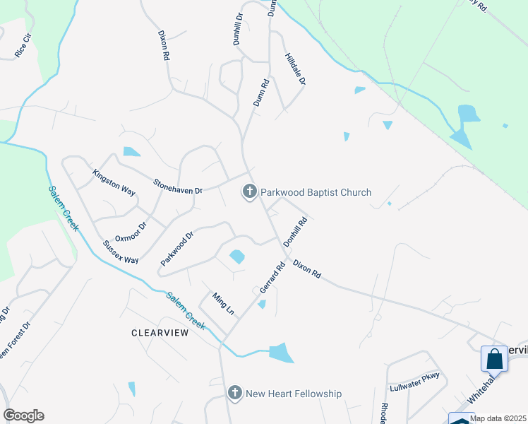map of restaurants, bars, coffee shops, grocery stores, and more near 3819 Dixon Road in Anderson