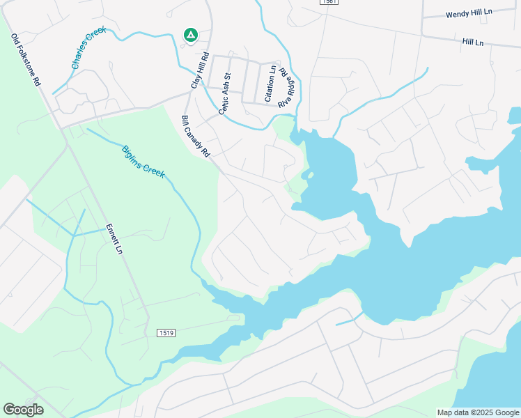 map of restaurants, bars, coffee shops, grocery stores, and more near 505 Compass Court in Sneads Ferry