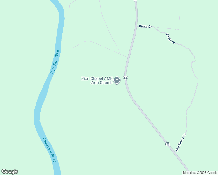 map of restaurants, bars, coffee shops, grocery stores, and more near North Carolina 53 in Elizabethtown