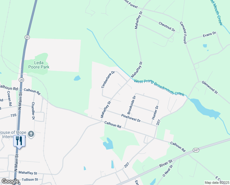 map of restaurants, bars, coffee shops, grocery stores, and more near 404 Mahaffey Street in Belton