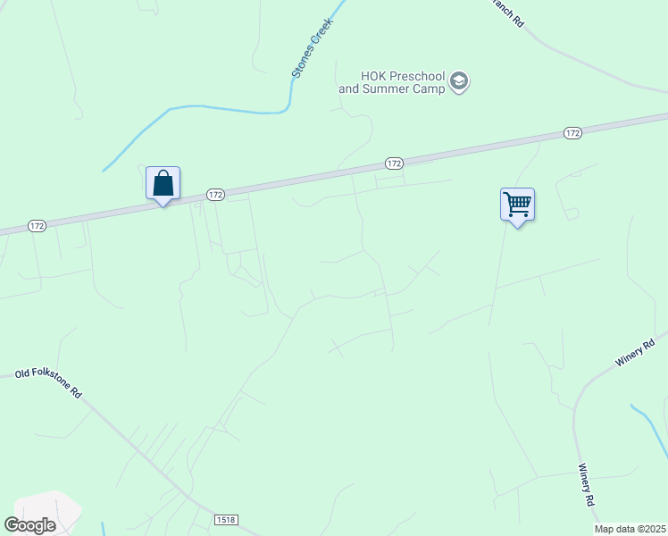 map of restaurants, bars, coffee shops, grocery stores, and more near 415 Blue Pennant Court in Holly Ridge