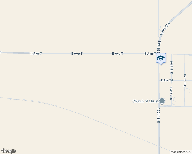 map of restaurants, bars, coffee shops, grocery stores, and more near 158th Street East in Lake Los Angeles