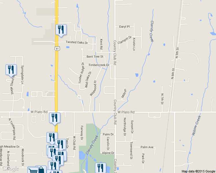 map of restaurants, bars, coffee shops, grocery stores, and more near 1006 Ranchwood Place in Duncan