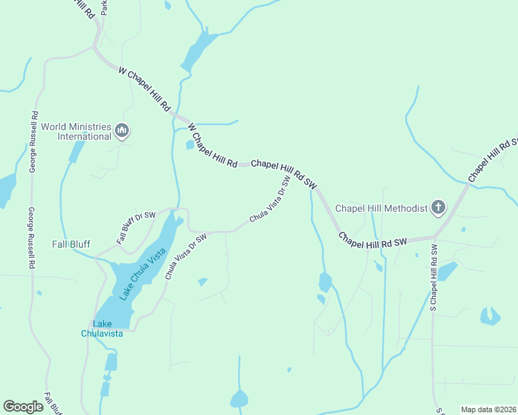 map of restaurants, bars, coffee shops, grocery stores, and more near 3709 Chula Vista Drive Southwest in Decatur