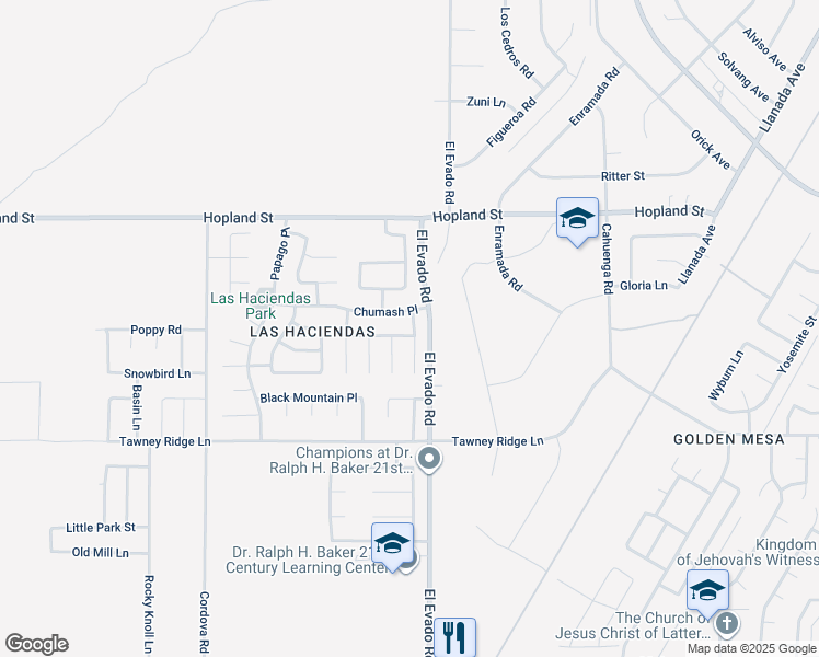 map of restaurants, bars, coffee shops, grocery stores, and more near 14482 Sweetgrass Place in Victorville