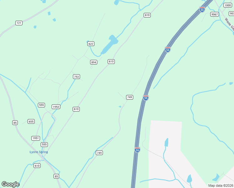 map of restaurants, bars, coffee shops, grocery stores, and more near 931 County Road 749 in Valley Head