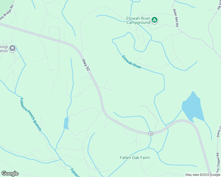 map of restaurants, bars, coffee shops, grocery stores, and more near 2336 Georgia 52 in Dahlonega