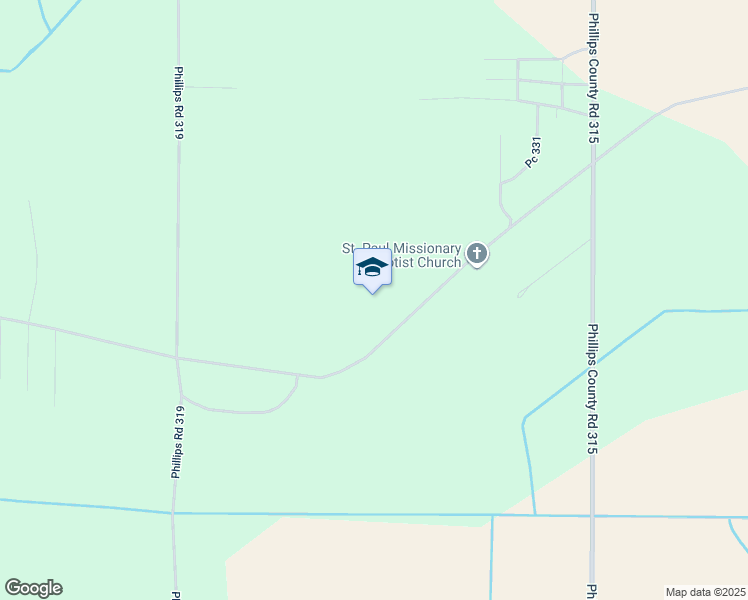 map of restaurants, bars, coffee shops, grocery stores, and more near in Phillips County