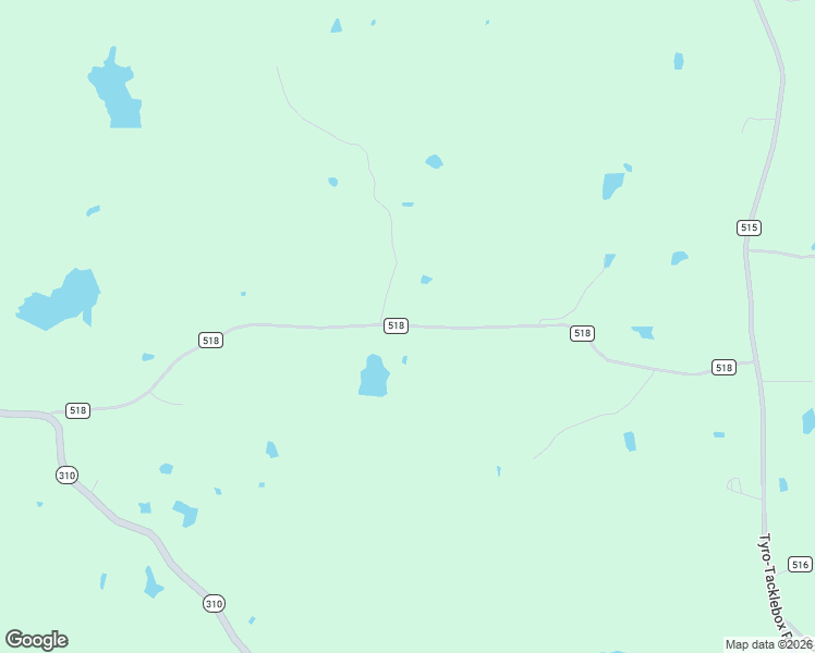 map of restaurants, bars, coffee shops, grocery stores, and more near County Road 518 in Lafayette County