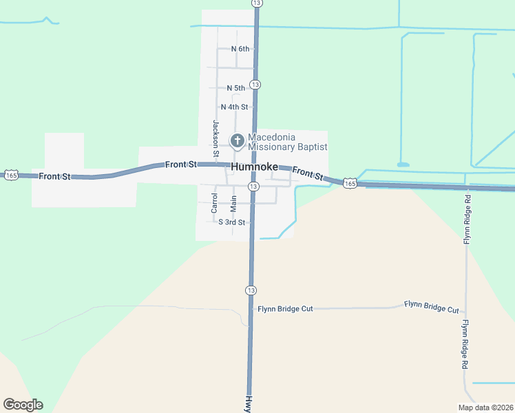 map of restaurants, bars, coffee shops, grocery stores, and more near 16415 Arkansas 13 in Humnoke