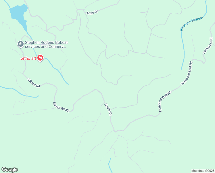 map of restaurants, bars, coffee shops, grocery stores, and more near 1239 Crown Lane in Ranger