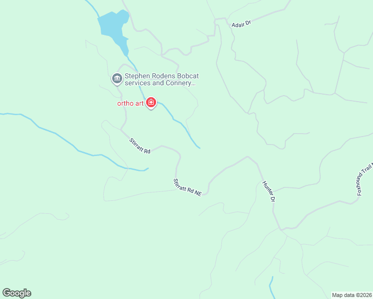 map of restaurants, bars, coffee shops, grocery stores, and more near 193 Stirratt Road in Ranger