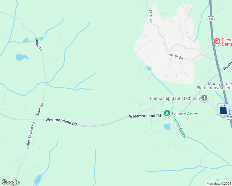 map of restaurants, bars, coffee shops, grocery stores, and more near 112 Happy Hollow Road in Cleveland
