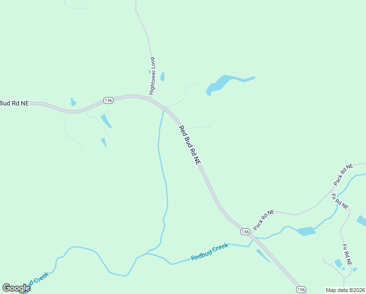 map of restaurants, bars, coffee shops, grocery stores, and more near 8041 Red Bud Road Northeast in Ranger