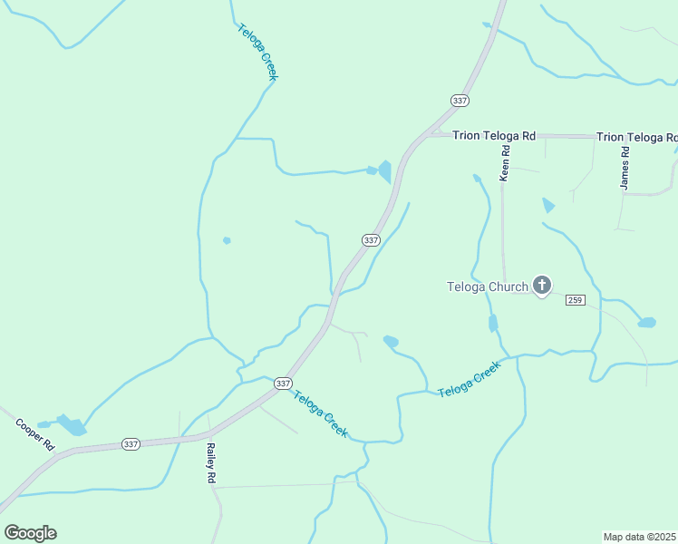 map of restaurants, bars, coffee shops, grocery stores, and more near 8743 Georgia 337 in Summerville