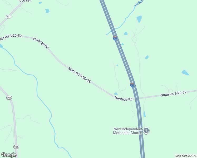 map of restaurants, bars, coffee shops, grocery stores, and more near 4675 State Road S-20-52 in Blackstock