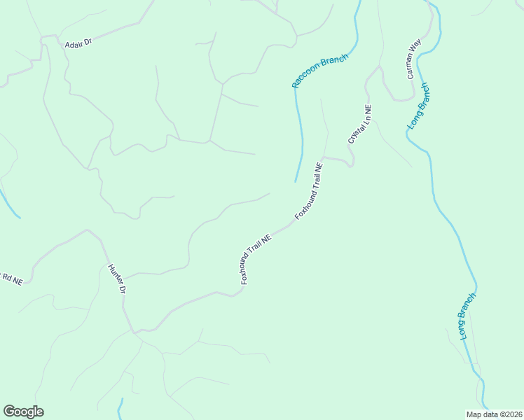 map of restaurants, bars, coffee shops, grocery stores, and more near 1199 Jewel Court Northeast in Ranger
