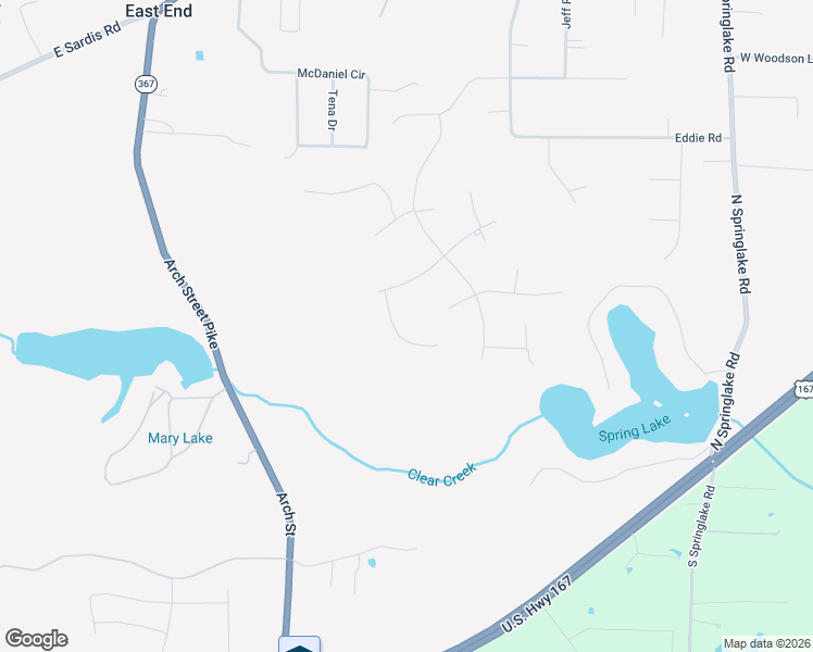 map of restaurants, bars, coffee shops, grocery stores, and more near 1145 Williver Road in Hensley