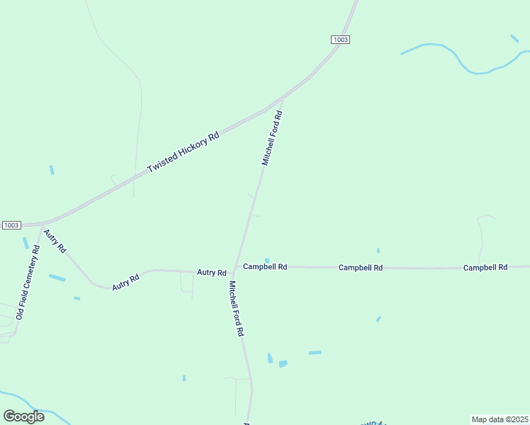 map of restaurants, bars, coffee shops, grocery stores, and more near North Mitchell Ford Road in Clarkton