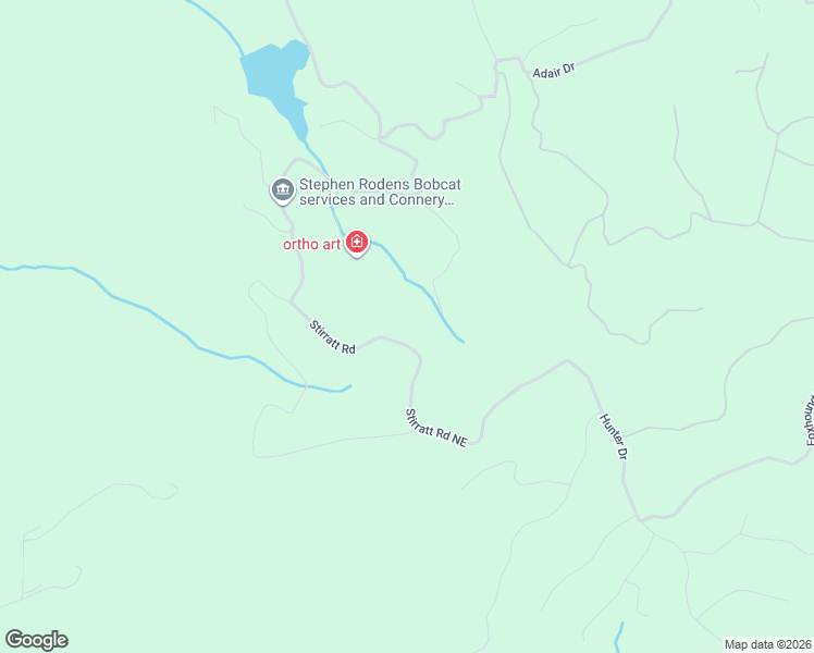 map of restaurants, bars, coffee shops, grocery stores, and more near 192 Stirratt Road in Ranger