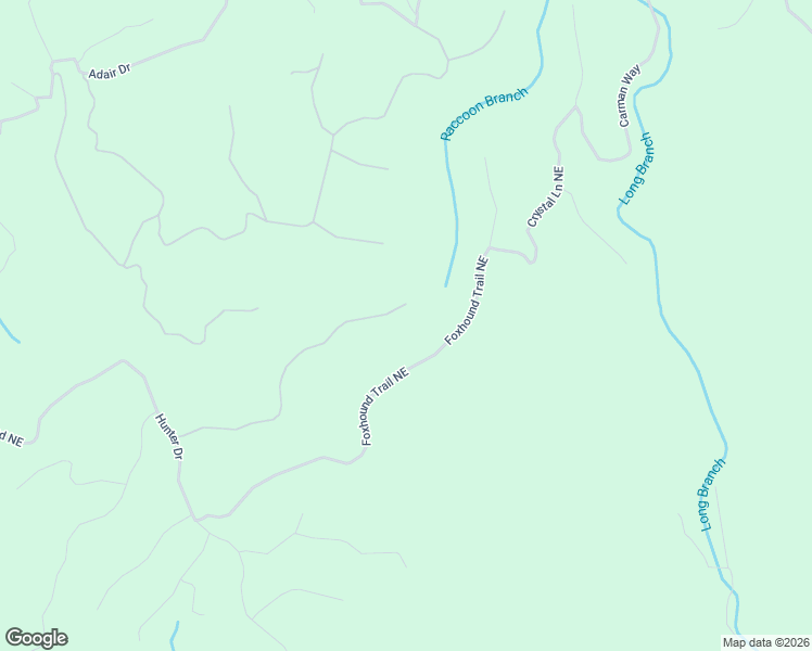 map of restaurants, bars, coffee shops, grocery stores, and more near 1199 Jewel Court Northeast in Ranger