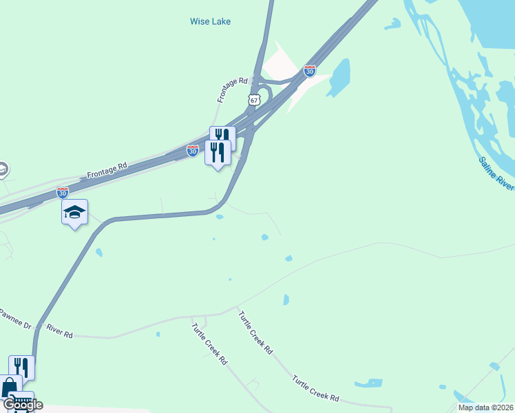 map of restaurants, bars, coffee shops, grocery stores, and more near 4809 U.S. 67 in Benton