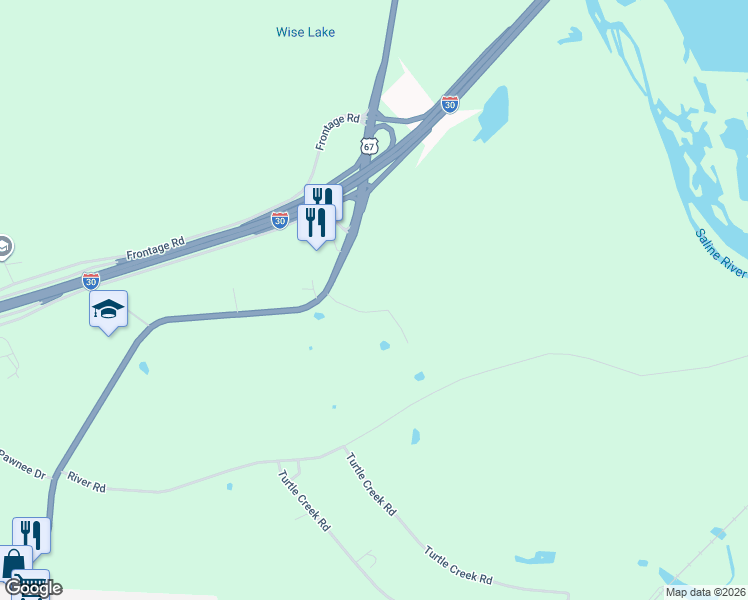 map of restaurants, bars, coffee shops, grocery stores, and more near 4809 U.S. 67 in Benton
