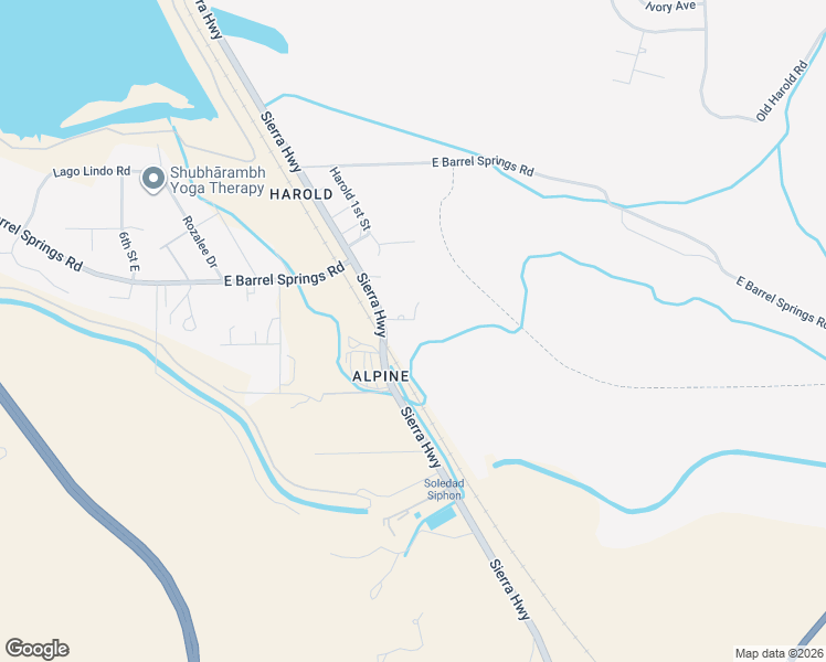 map of restaurants, bars, coffee shops, grocery stores, and more near 36300 Sierra Highway in Palmdale