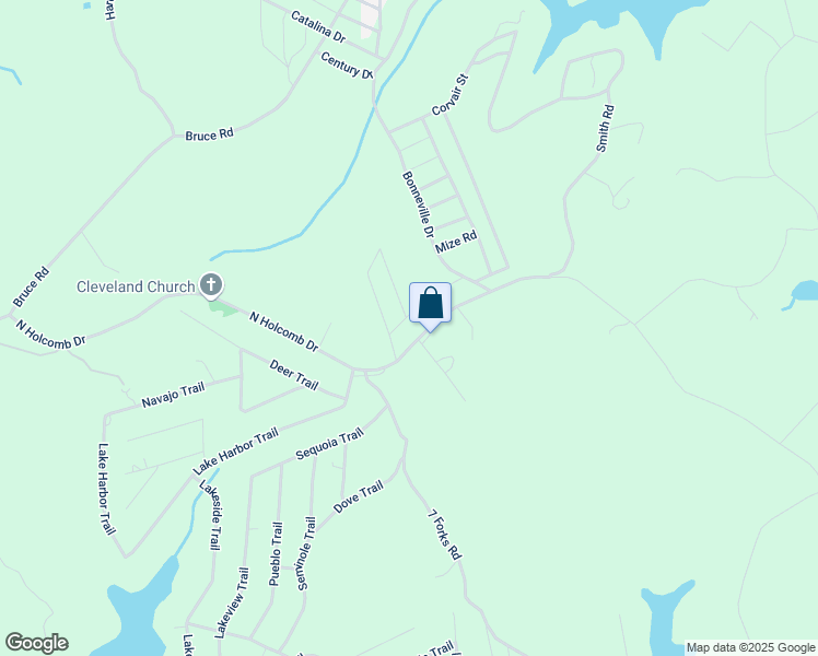 map of restaurants, bars, coffee shops, grocery stores, and more near 1041 North Holcomb Drive in Martin