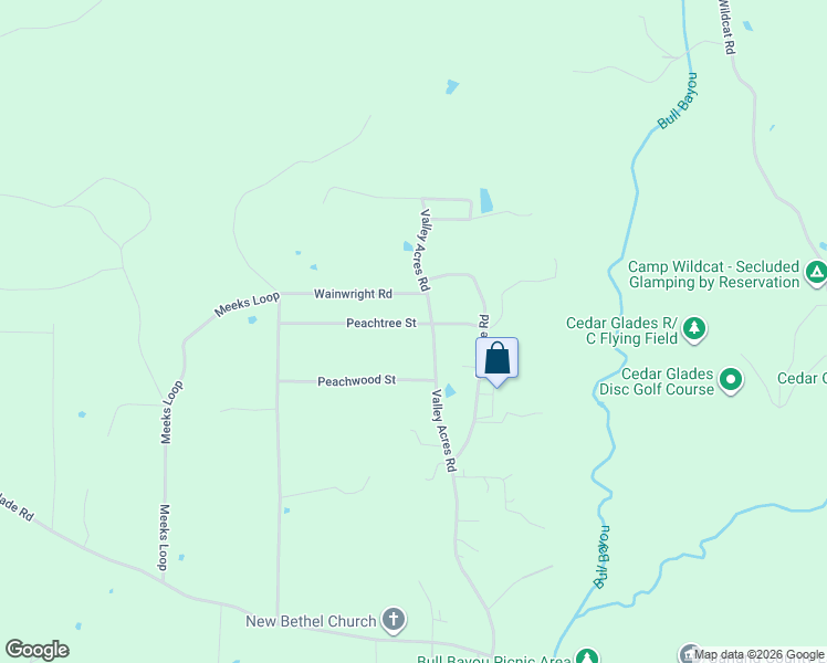 map of restaurants, bars, coffee shops, grocery stores, and more near 153 Peachtree Street in Hot Springs