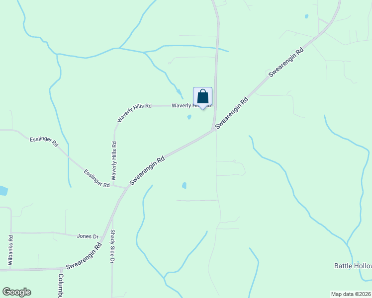 map of restaurants, bars, coffee shops, grocery stores, and more near 2560 Swearengin Road in Grant