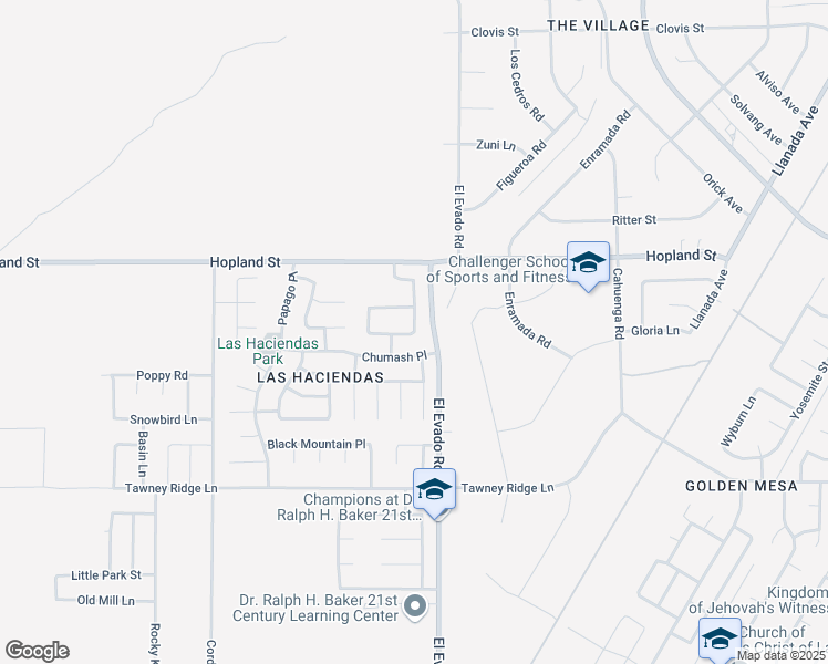 map of restaurants, bars, coffee shops, grocery stores, and more near White Mountain Place & Red Wolf Way in Victorville