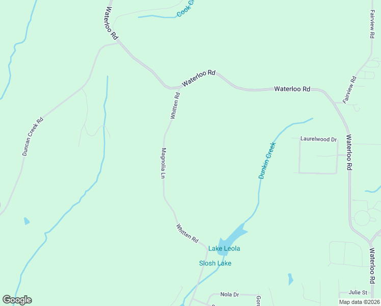 map of restaurants, bars, coffee shops, grocery stores, and more near 1550 Whitten Road in Russellville