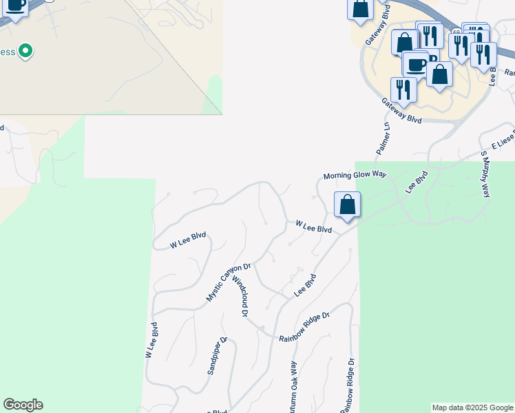 map of restaurants, bars, coffee shops, grocery stores, and more near 226 Sleepyglen Circle in Prescott