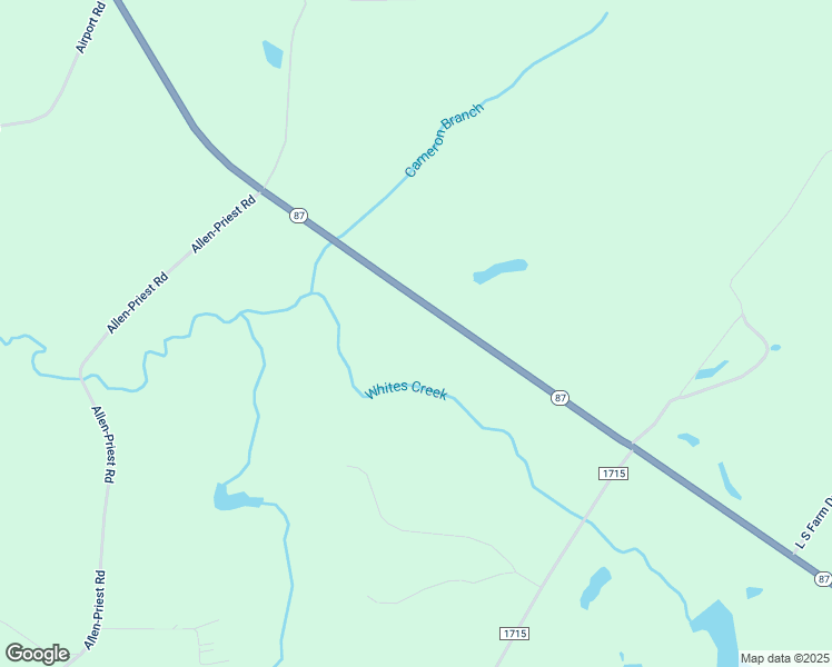 map of restaurants, bars, coffee shops, grocery stores, and more near 9464 North Carolina 87 in Council