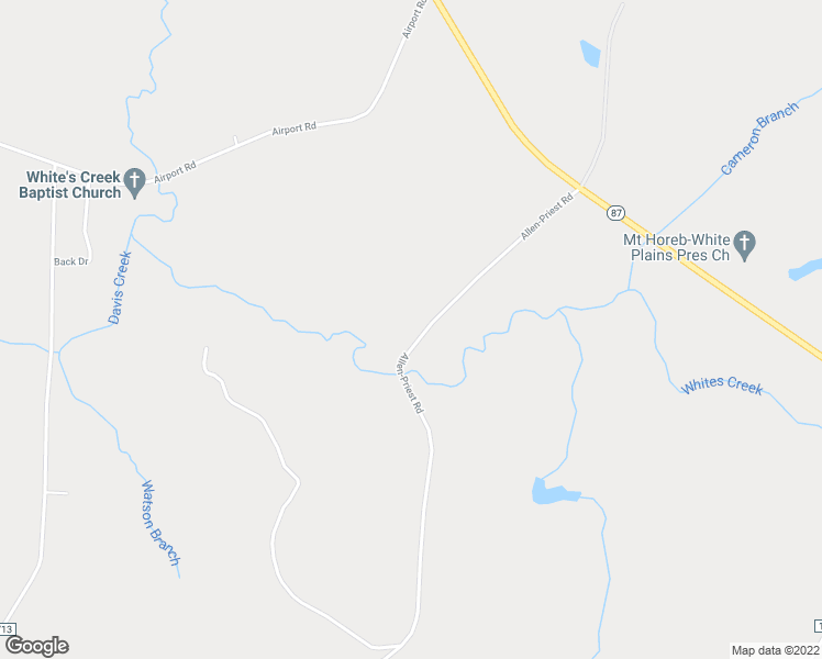 map of restaurants, bars, coffee shops, grocery stores, and more near 480 Allen-Priest Road in Council