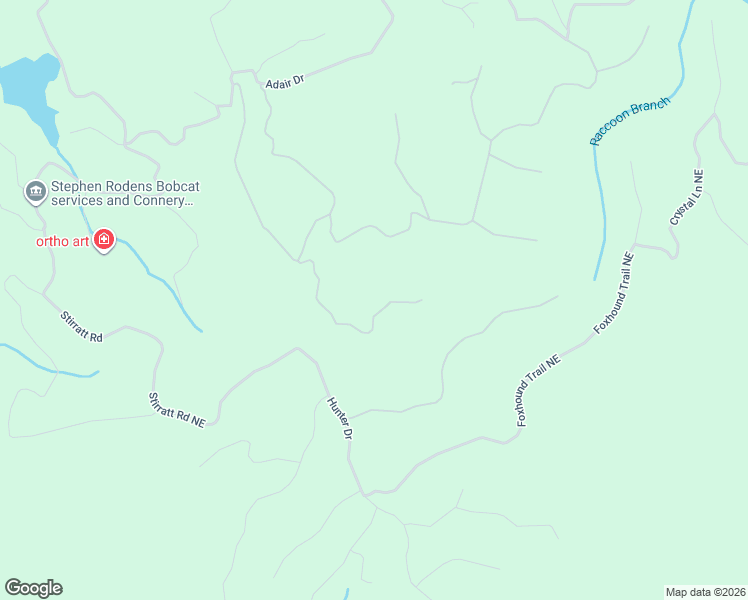 map of restaurants, bars, coffee shops, grocery stores, and more near 1239 Crown Lane in Ranger