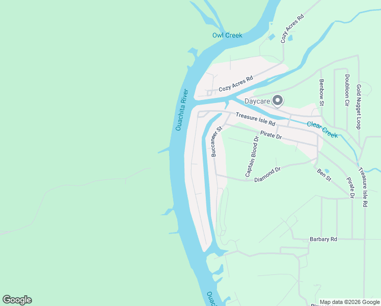 map of restaurants, bars, coffee shops, grocery stores, and more near 1610 Treasure Isle Road in Hot Springs