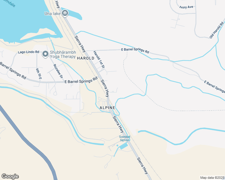 map of restaurants, bars, coffee shops, grocery stores, and more near 36300 Sierra Highway in Palmdale