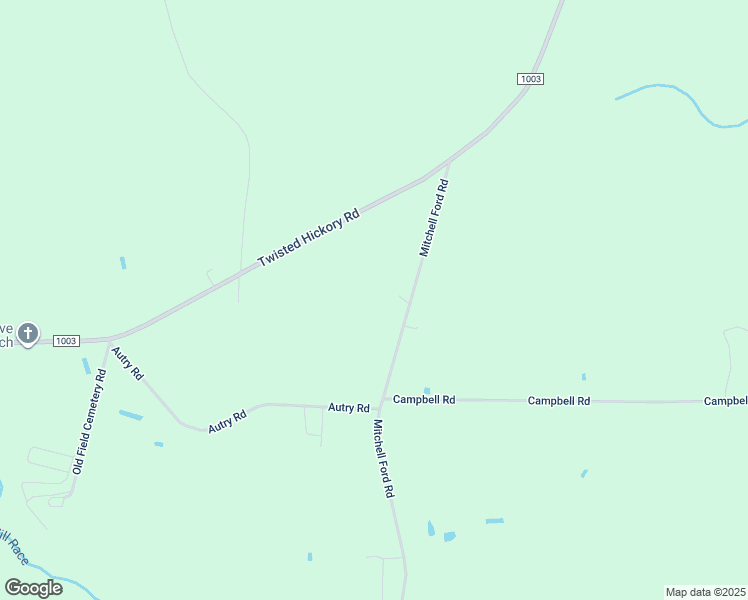 map of restaurants, bars, coffee shops, grocery stores, and more near Mitchell Ford Road in Butters