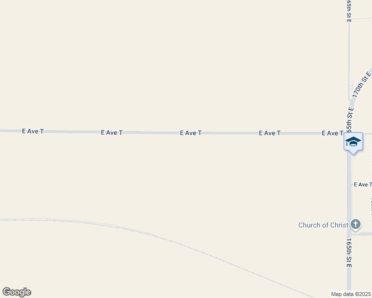 map of restaurants, bars, coffee shops, grocery stores, and more near Avenue T in Palmdale