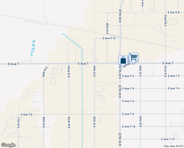 map of restaurants, bars, coffee shops, grocery stores, and more near 36309 85th Street East in Littlerock